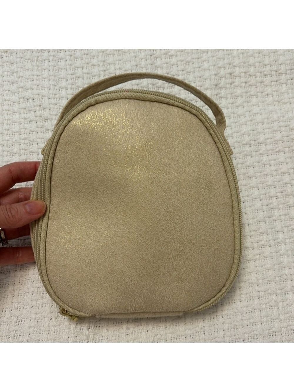 BVLGARI X EMIRATES toiletry bag cosmetics case make up bag travel case cream